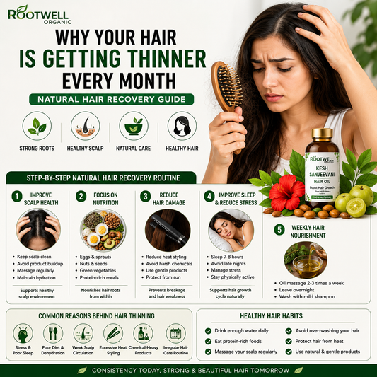 Why Your Hair Is Getting Thinner Every Month – Natural Hair Recovery Guide