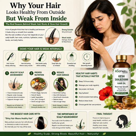 Why Your Hair Looks Healthy From Outside But Weak From Inside